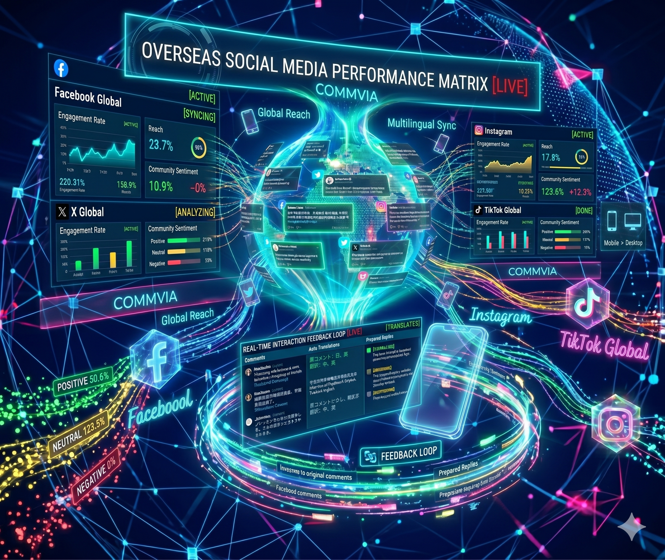 Overseas social media